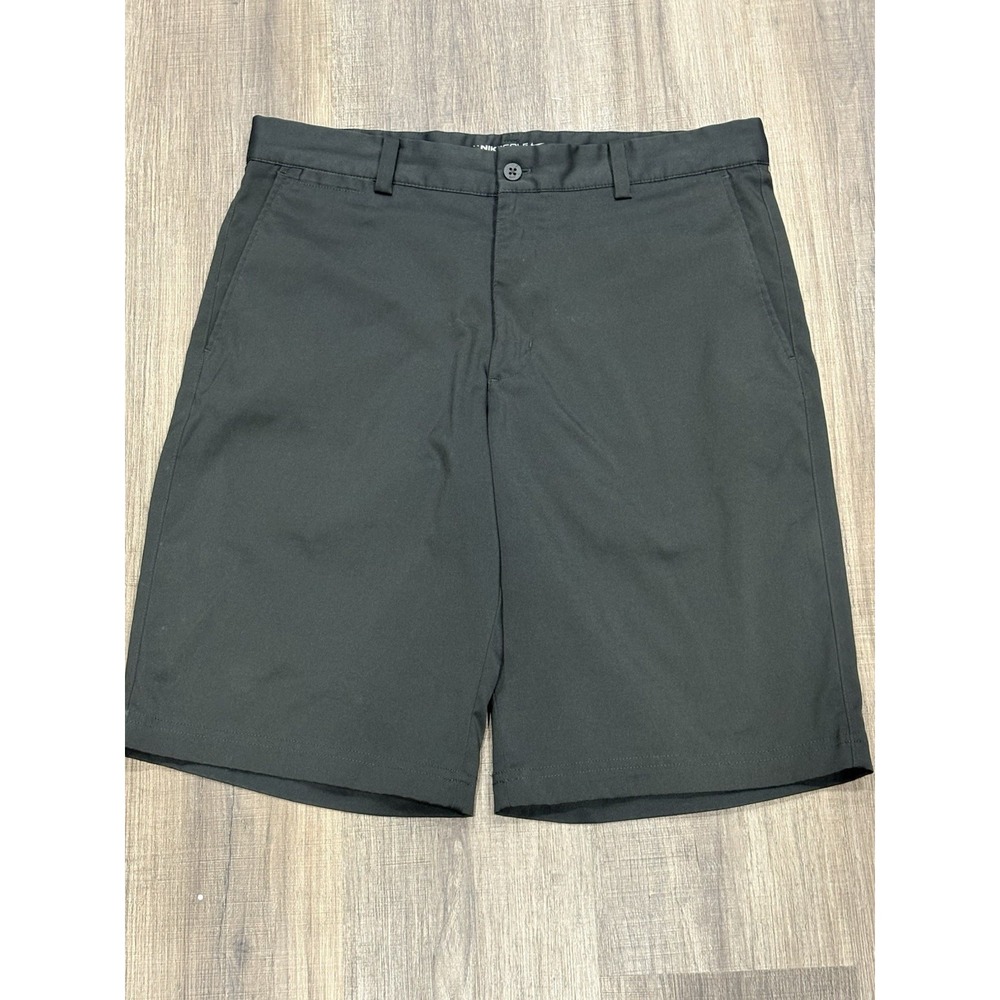 Nike Dri Fit Golf Black  11 Inseam Shorts Men's Size 32 Tour Performance‎ Chino